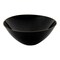 Black with Gold Rim Organic Round Disposable Plastic Bowls - 32 oz. (60 Bowls)
